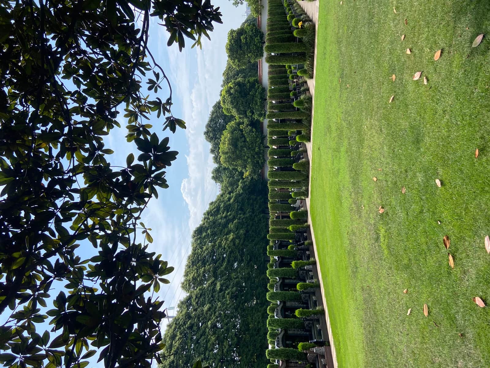 大朗陵园整齐墓区